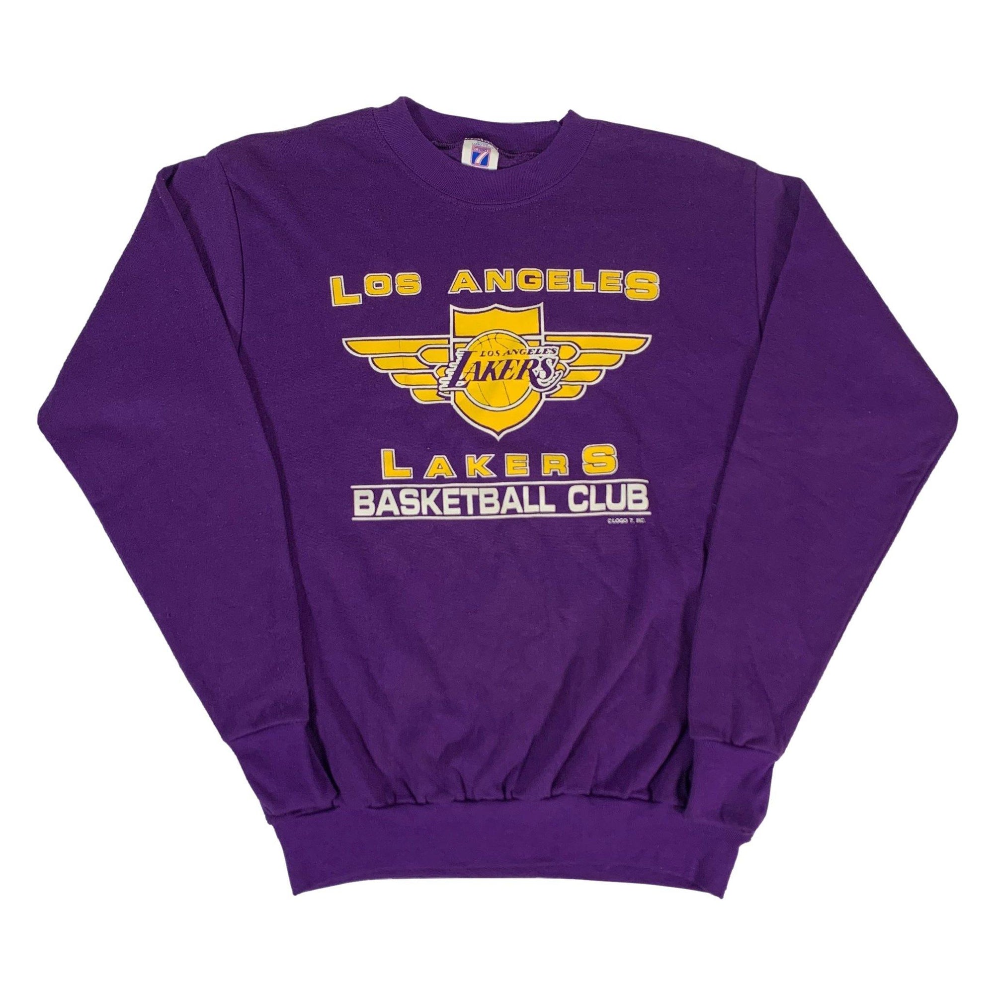 Vintage Los Angeles Lakers "Basketball Club" Crewneck Sweatshirt - jointcustodydc
