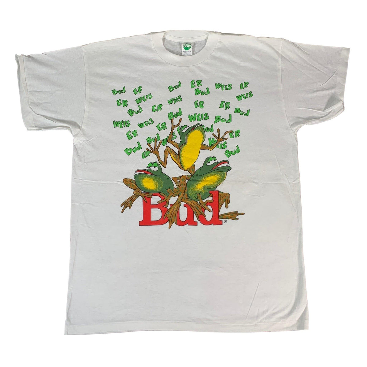 Vintage Budweiser &quot;Frog&quot; T-Shirt - jointcustodydc