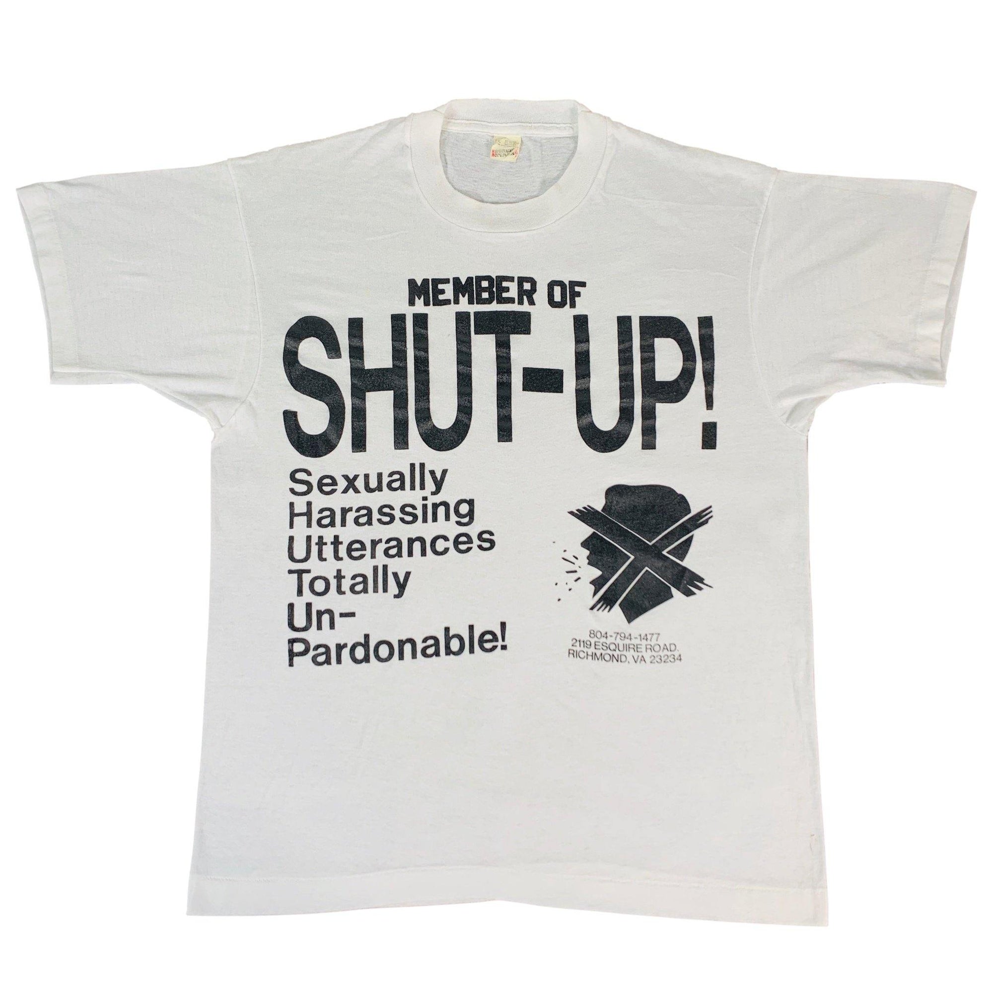 Vintage Shut-Up! "Un-Pardonable" T-Shirt - jointcustodydc