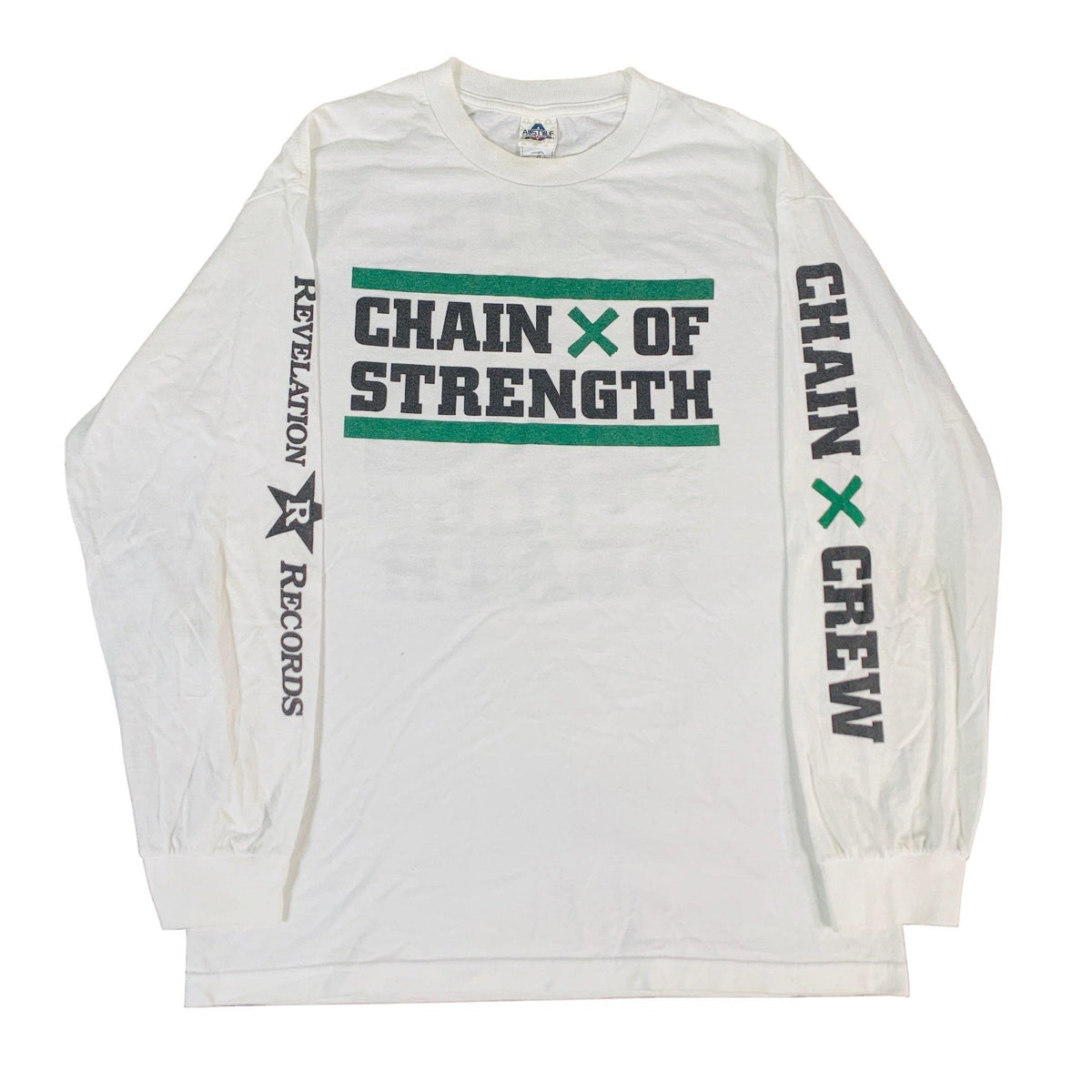 Vintage Chain Of Strength &quot;Chain Crew&quot; Long Sleeve Shirt - jointcustodydc