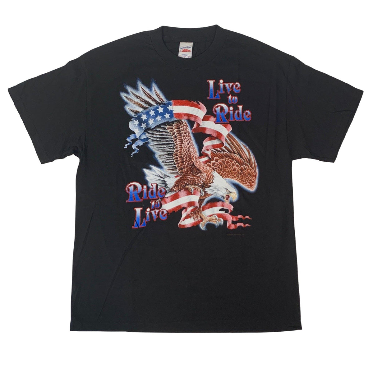 Vintage Live To Ride &quot;Ride To Live&quot; T-Shirt - jointcustodydc
