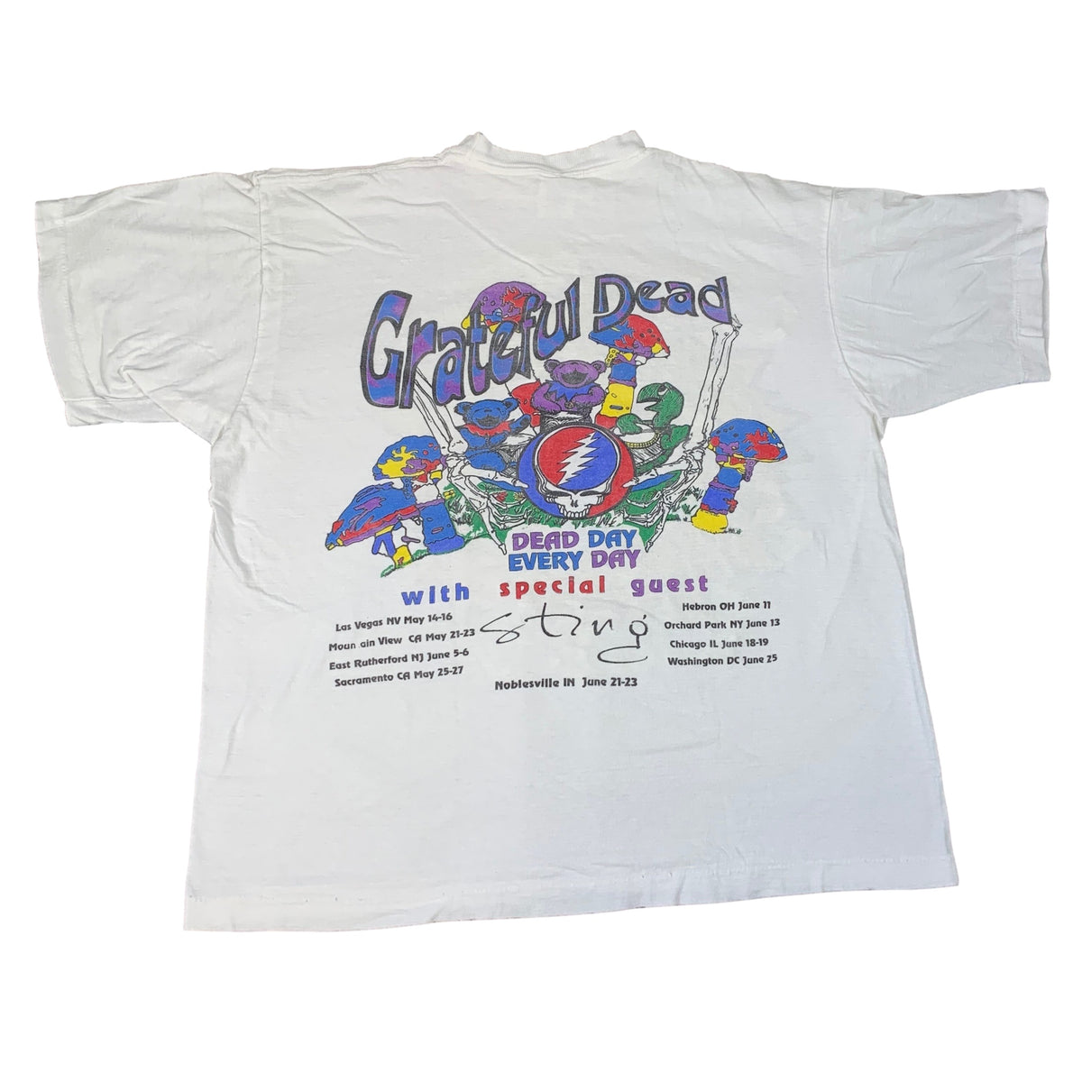 Vintage Grateful Dead &quot;Summer 93&#39;&quot; T-Shirt - jointcustodydc