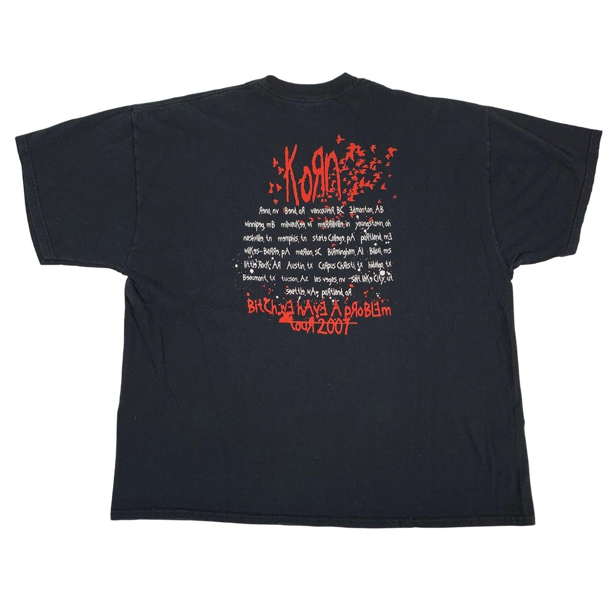 Vintage Korn &quot;We Have A Problem&quot; T-Shirt - jointcustodydc