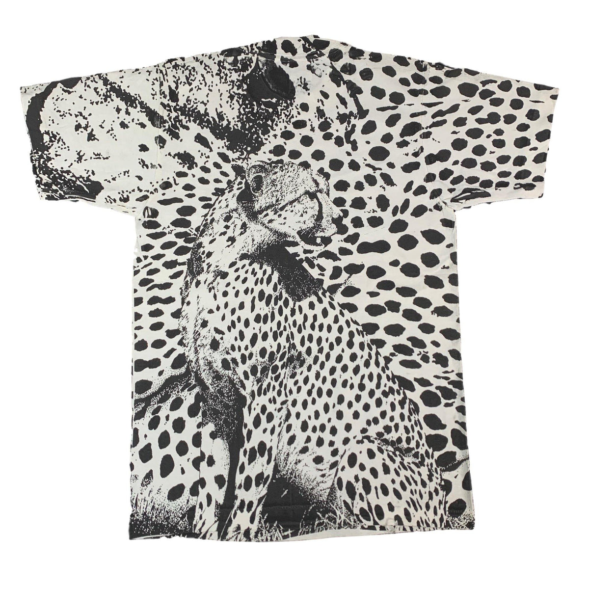 Vintage Cheetah &quot;All Over&quot; Print T-Shirt - jointcustodydc