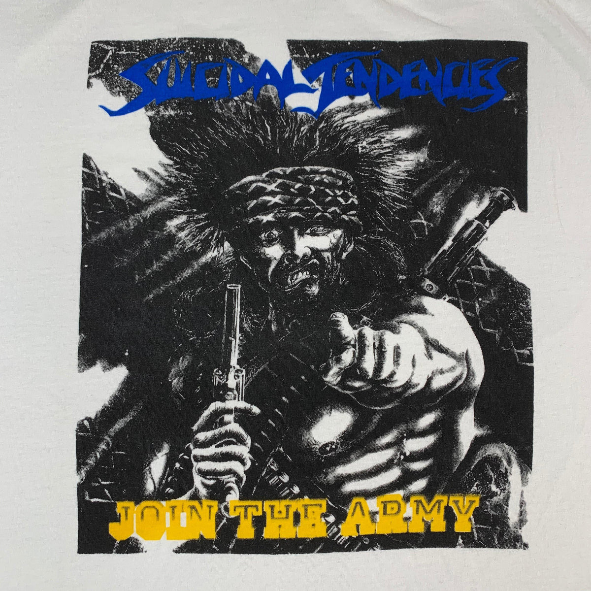 Vintage Suicidal Tendencies &quot;Join The Army&quot; T-Shirt - jointcustodydc