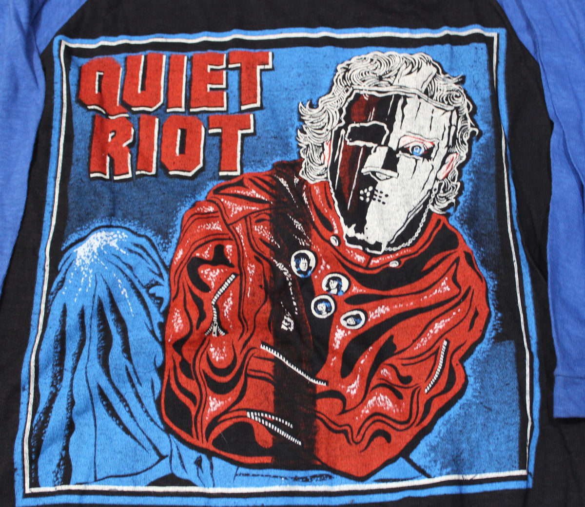 Vintage Quiet Riot &quot;Metal Health Tour&quot; Raglan T-Shirt - jointcustodydc