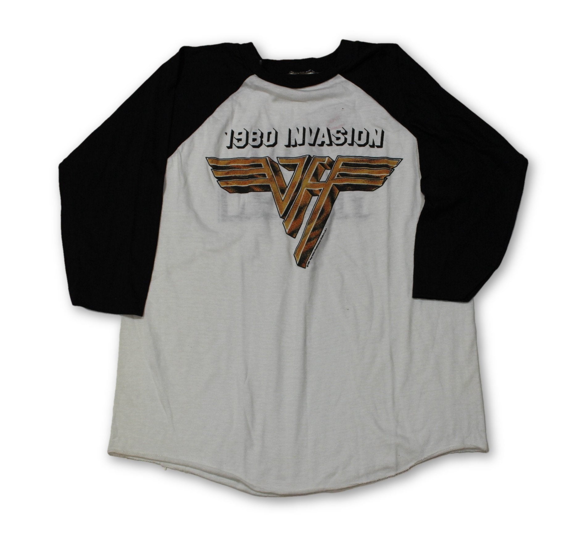 Vintage Van Halen "Invasion" Raglan T-shirt - jointcustodydc
