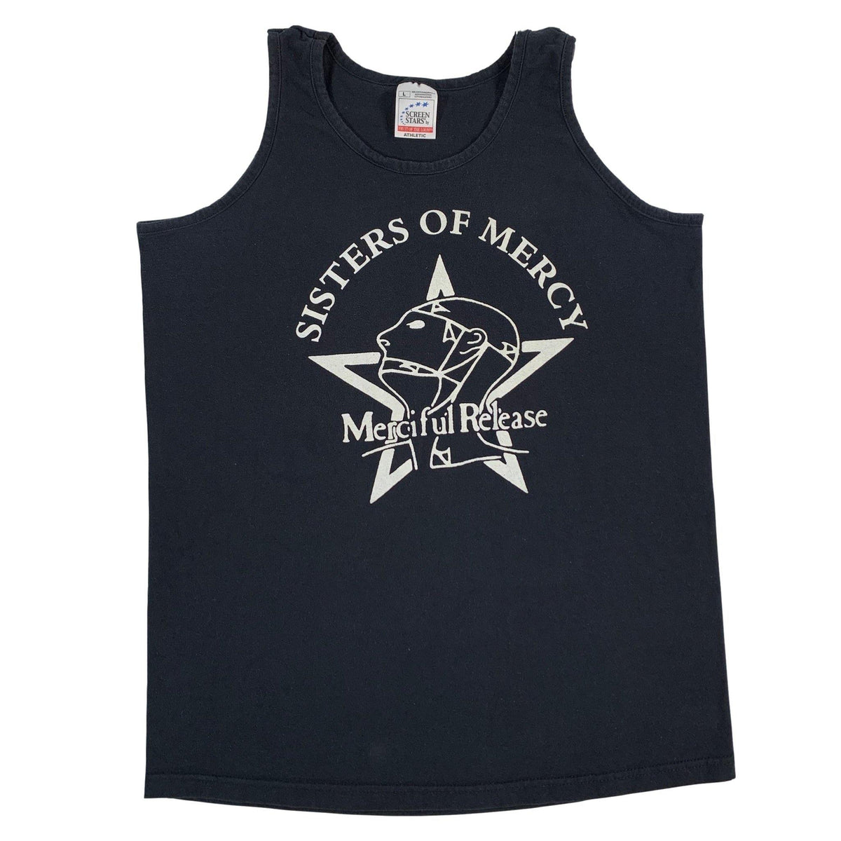 Vintage The Sisters Of Mercy &quot;Merciful Release&quot; Tank Top - jointcustodydc