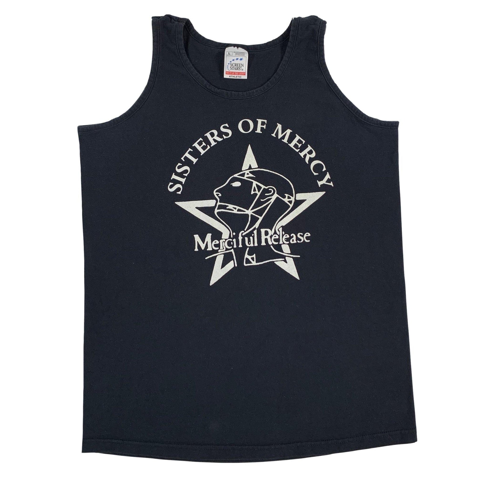 Vintage The Sisters Of Mercy "Merciful Release" Tank Top - jointcustodydc