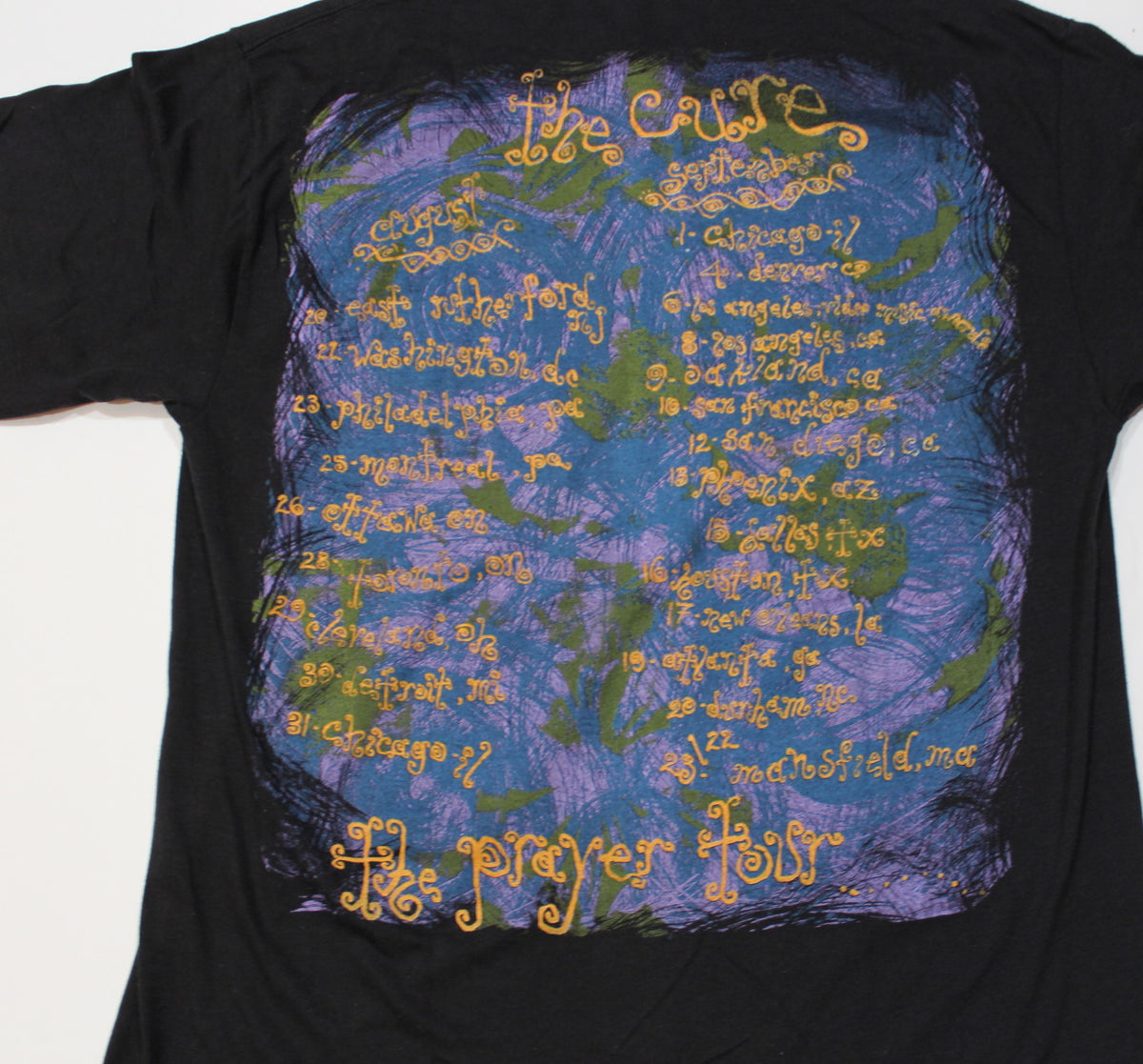 Vintage The Cure &quot;Prayer Tour&quot; T-Shirt - jointcustodydc