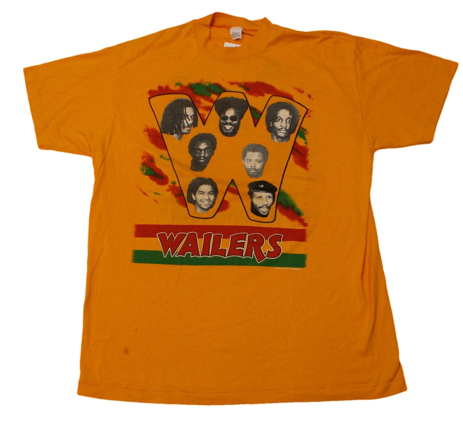 Vintage The Wailers Band "Band Muzic Wailes" T-Shirt - jointcustodydc
