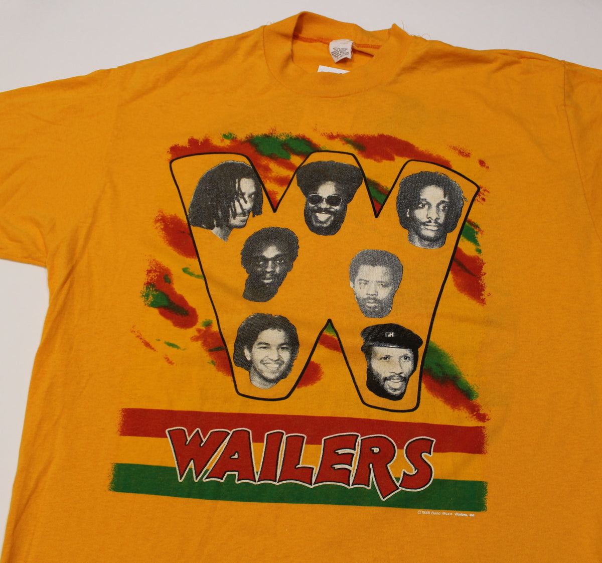 Vintage The Wailers Band &quot;Band Muzic Wailes&quot; T-Shirt - jointcustodydc