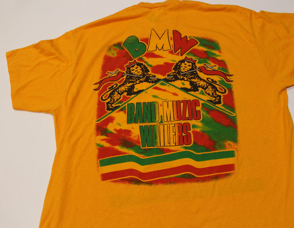 Vintage The Wailers Band &quot;Band Muzic Wailes&quot; T-Shirt - jointcustodydc