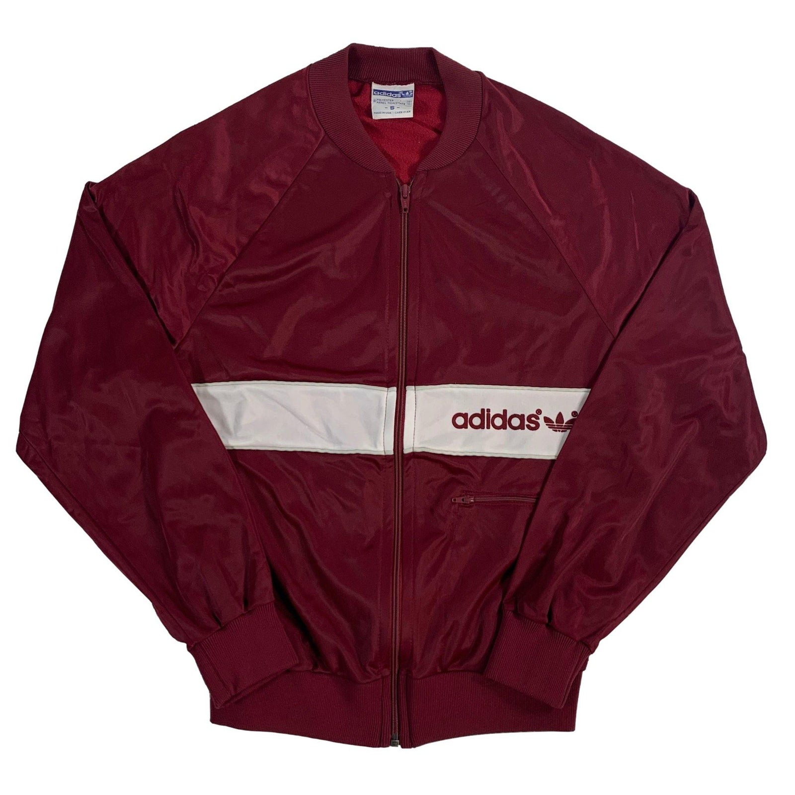 Vintage Satin Adidas Trefoil "Bomber" Jacket - jointcustodydc