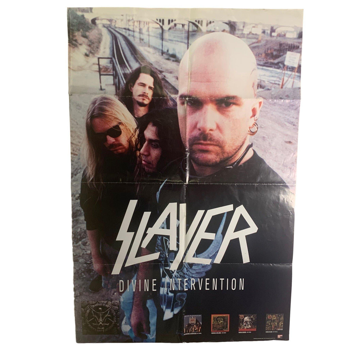 Vintage Slayer &quot;Divine Intervention&quot; Promotional Poster - jointcustodydc