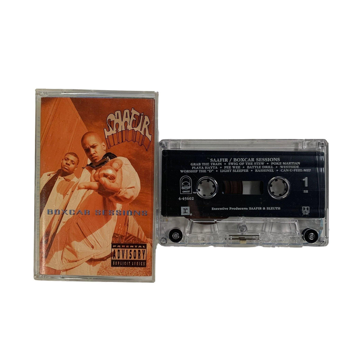 Vintage Saafir &quot;BOXCAR SESSIONS&quot; 1994 Qwest Records Tape - jointcustodydc