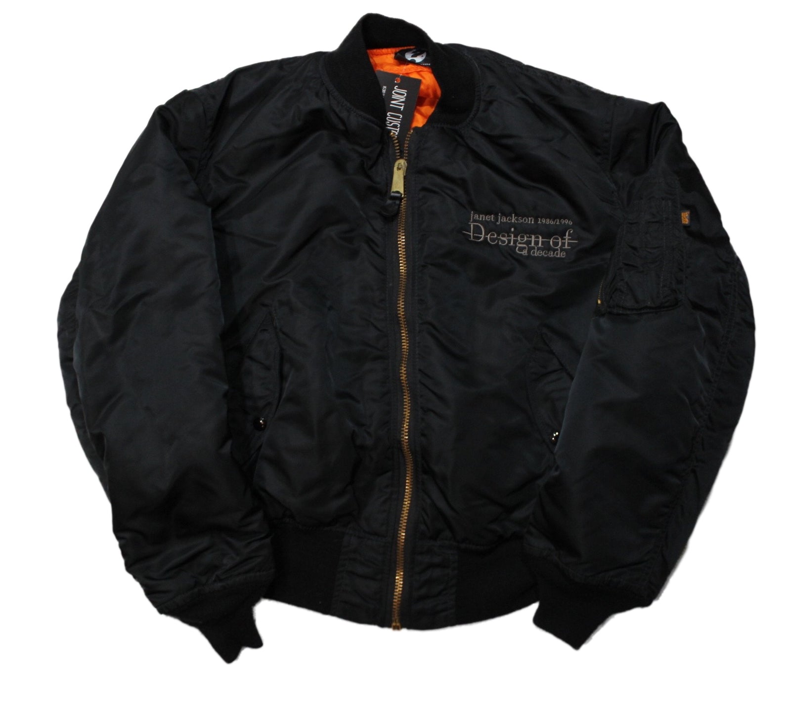 Vintage Janet Jackson "Design of a Decade" Bomber Jacket - jointcustodydc