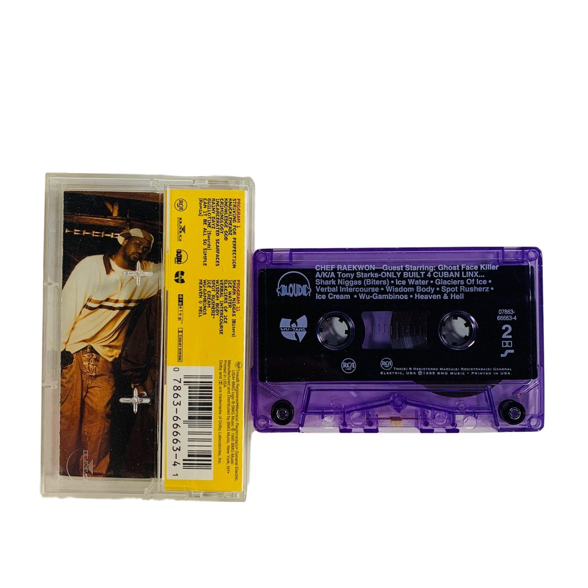 Vintage Raekwon &quot;ONLY BUILT 4 CUBAN LINX...&quot; LOUD Records Tape - jointcustodydc