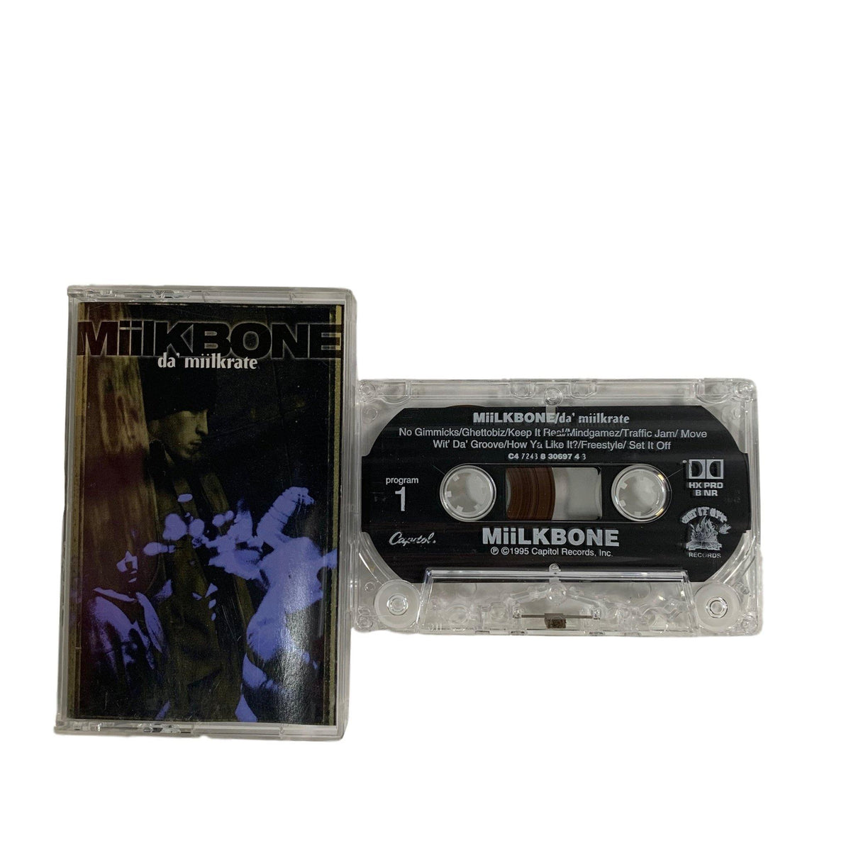 Vintage MIILKBONE &quot;Da&#39; miilkrate&quot; Set It Off Records Tape - jointcustodydc