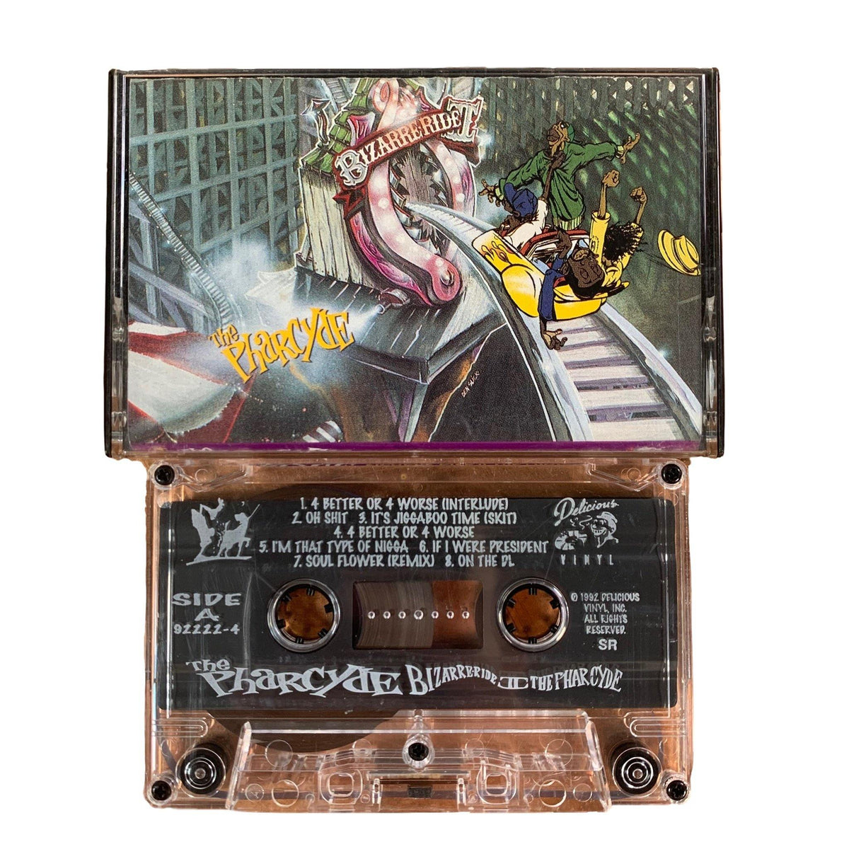 Vintage The Pharcyde &quot;Bizarre Ride II The Pharcyde&quot; Delicious Vinyl Tape - jointcustodydc