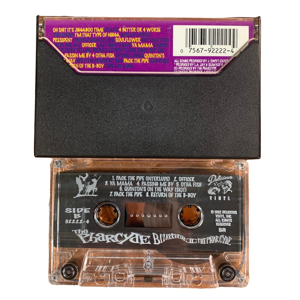 Vintage The Pharcyde &quot;Bizarre Ride II The Pharcyde&quot; Delicious Vinyl Tape - jointcustodydc