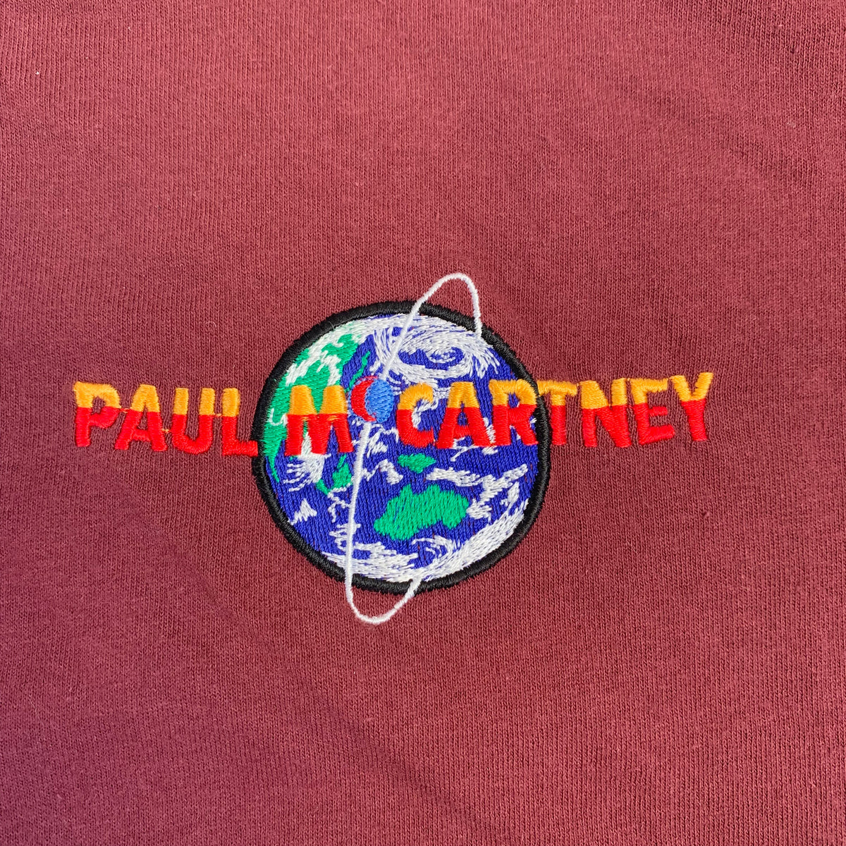 Vintage Paul McCartney &quot;Embroidered&quot; T-Shirt - jointcustodydc