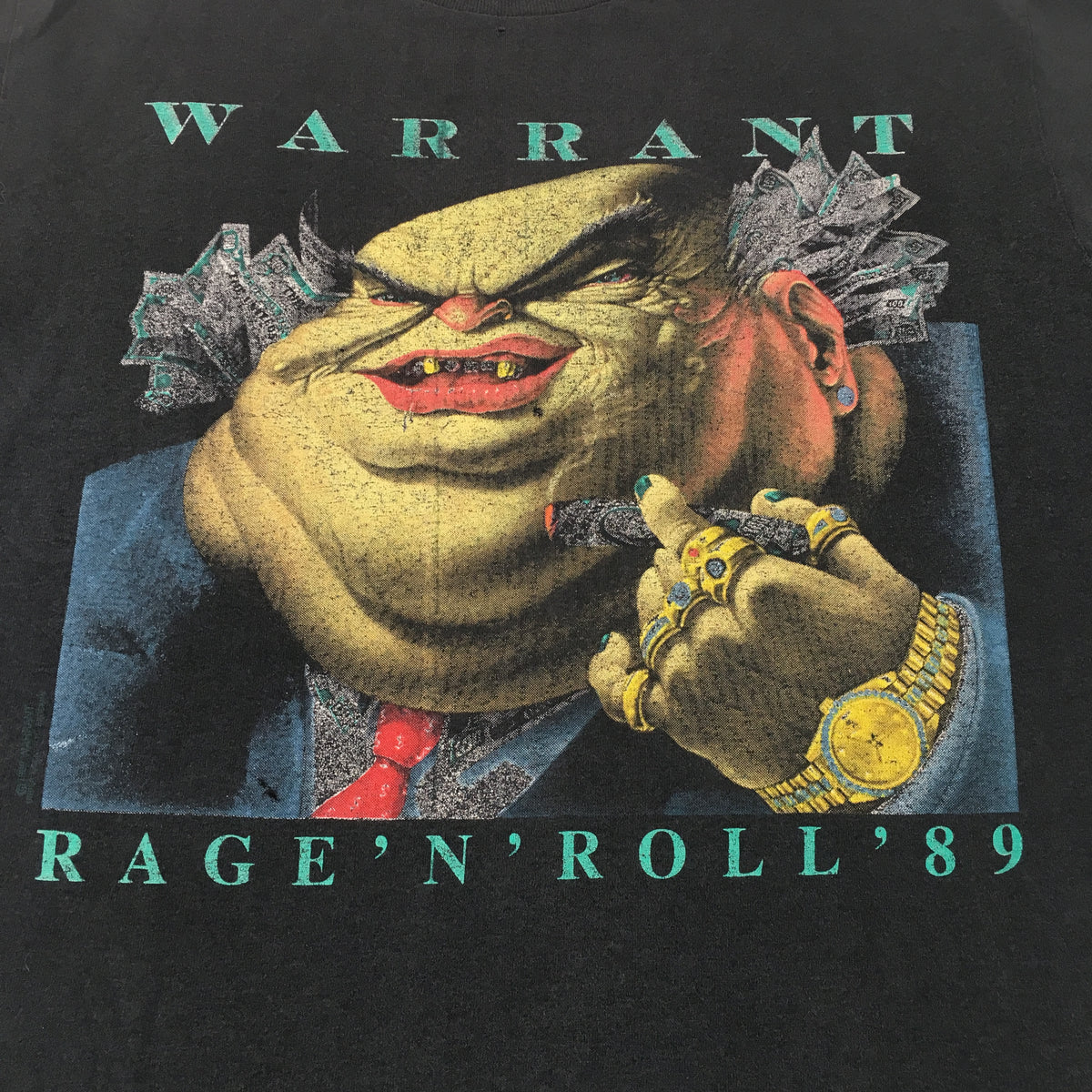Vintage Warrant &quot;Rage N Roll&quot; T-shirt - jointcustodydc