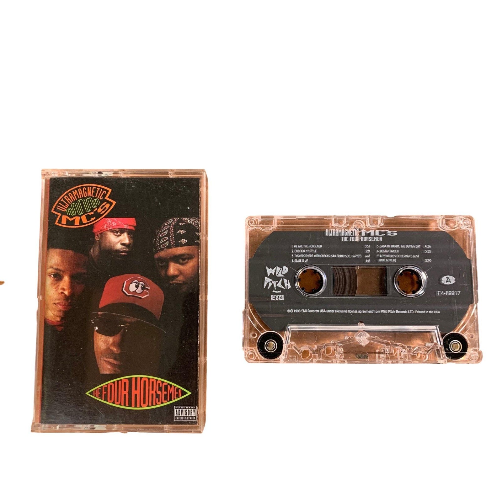 Vintage Ultramagnetic MC's "The Four Horsemen" Wild Pitch Records Tape - jointcustodydc