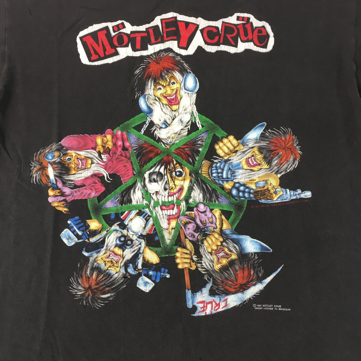 Vintage Motley Crue &quot;Decade Of Decadence&quot; T-shirt 1991 - jointcustodydc