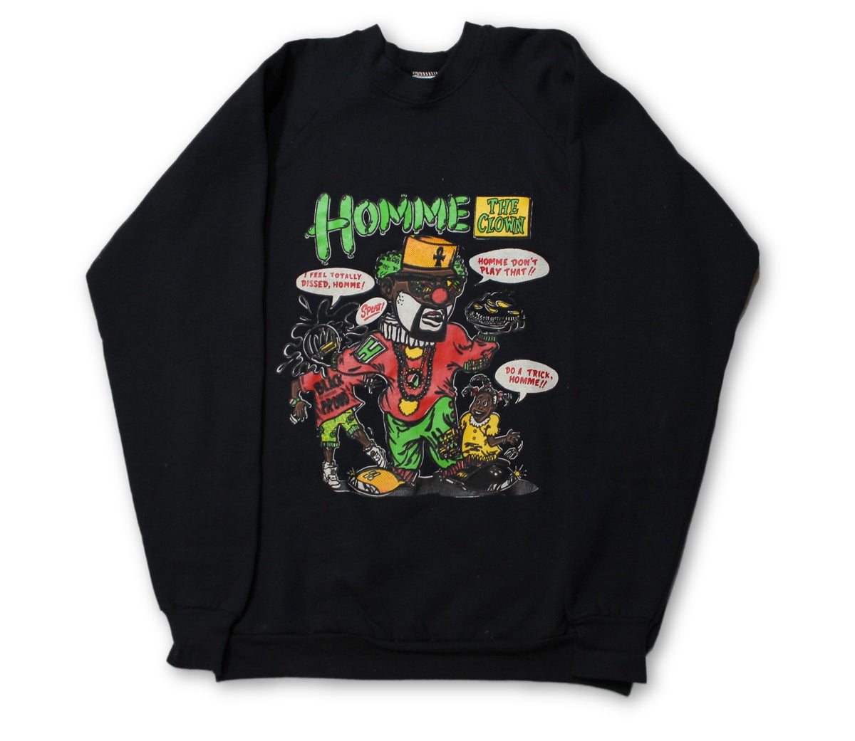 Vintage Homey D. Clown &quot;Homme Print&quot; Sweatshirt - jointcustodydc