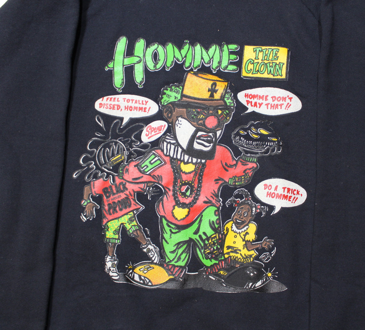 Vintage Homey D. Clown &quot;Homme Print&quot; Sweatshirt - jointcustodydc