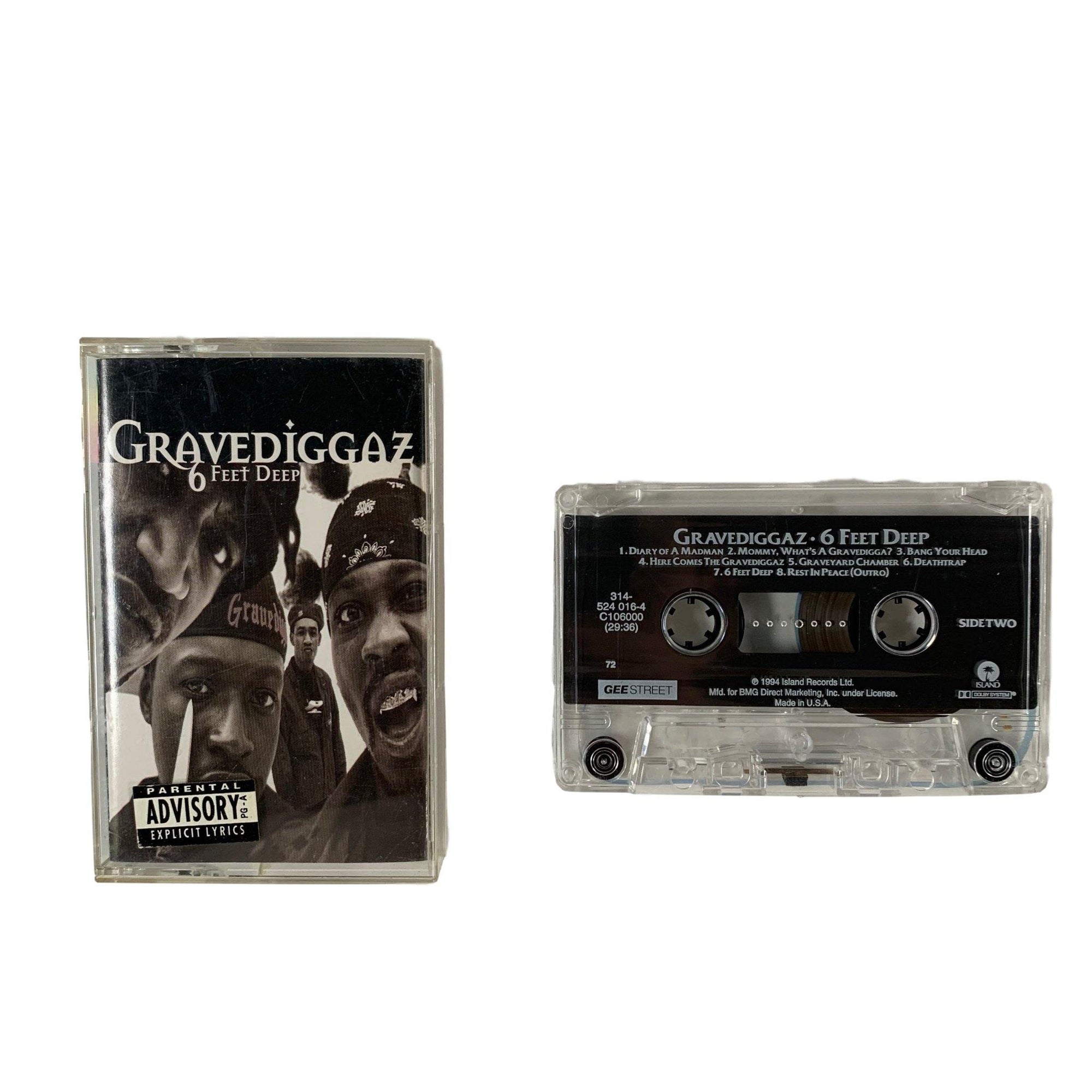 Vintage Gravediggaz "6 Feet Deep" Gee Street Records Tape - jointcustodydc