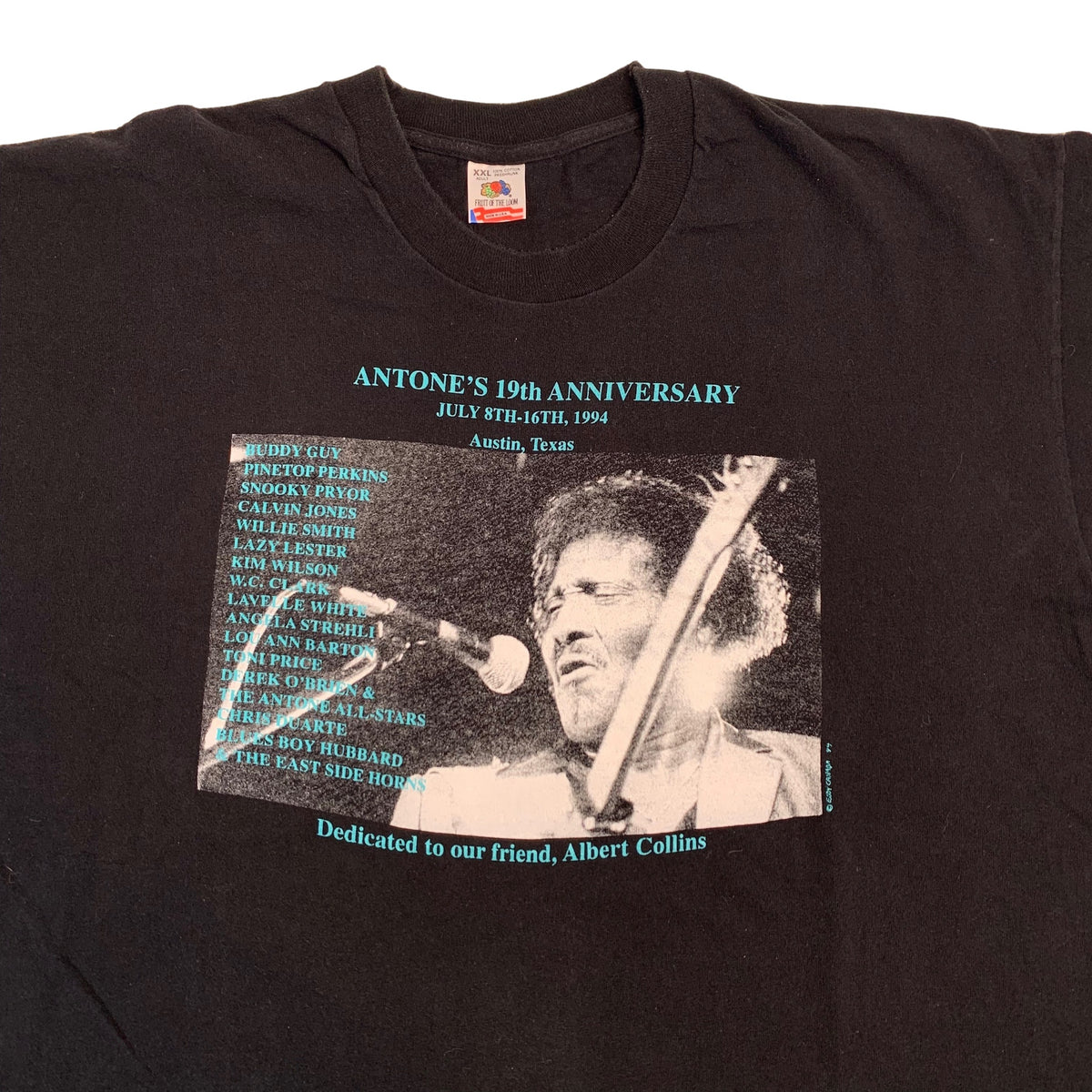 Vintage Antone&#39;s &quot;Albert Collins&quot; T-Shirt - jointcustodydc
