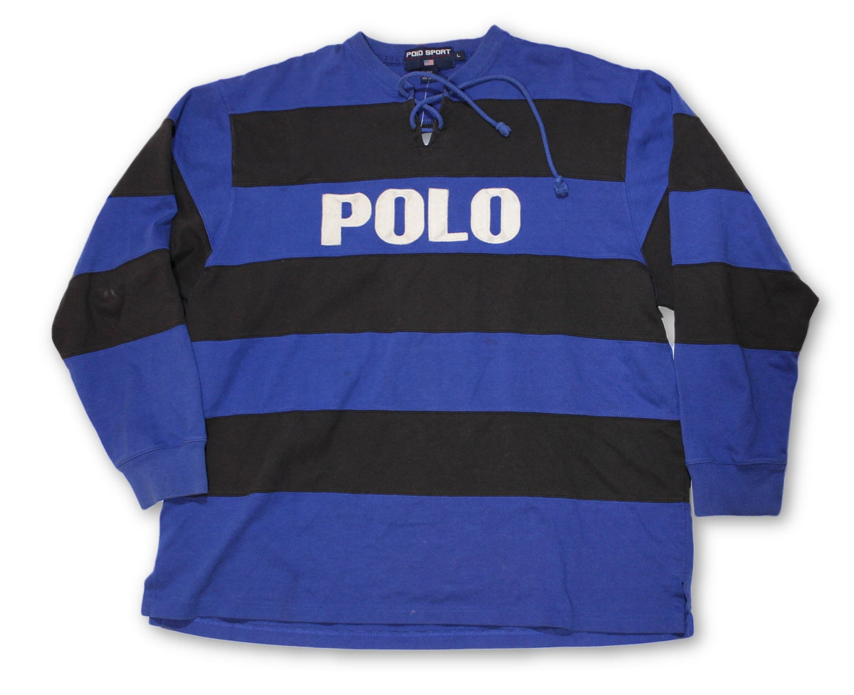 Vintage Ralph Lauren Polo Sport &quot;Polo&quot; Rugby Shirt - jointcustodydc
