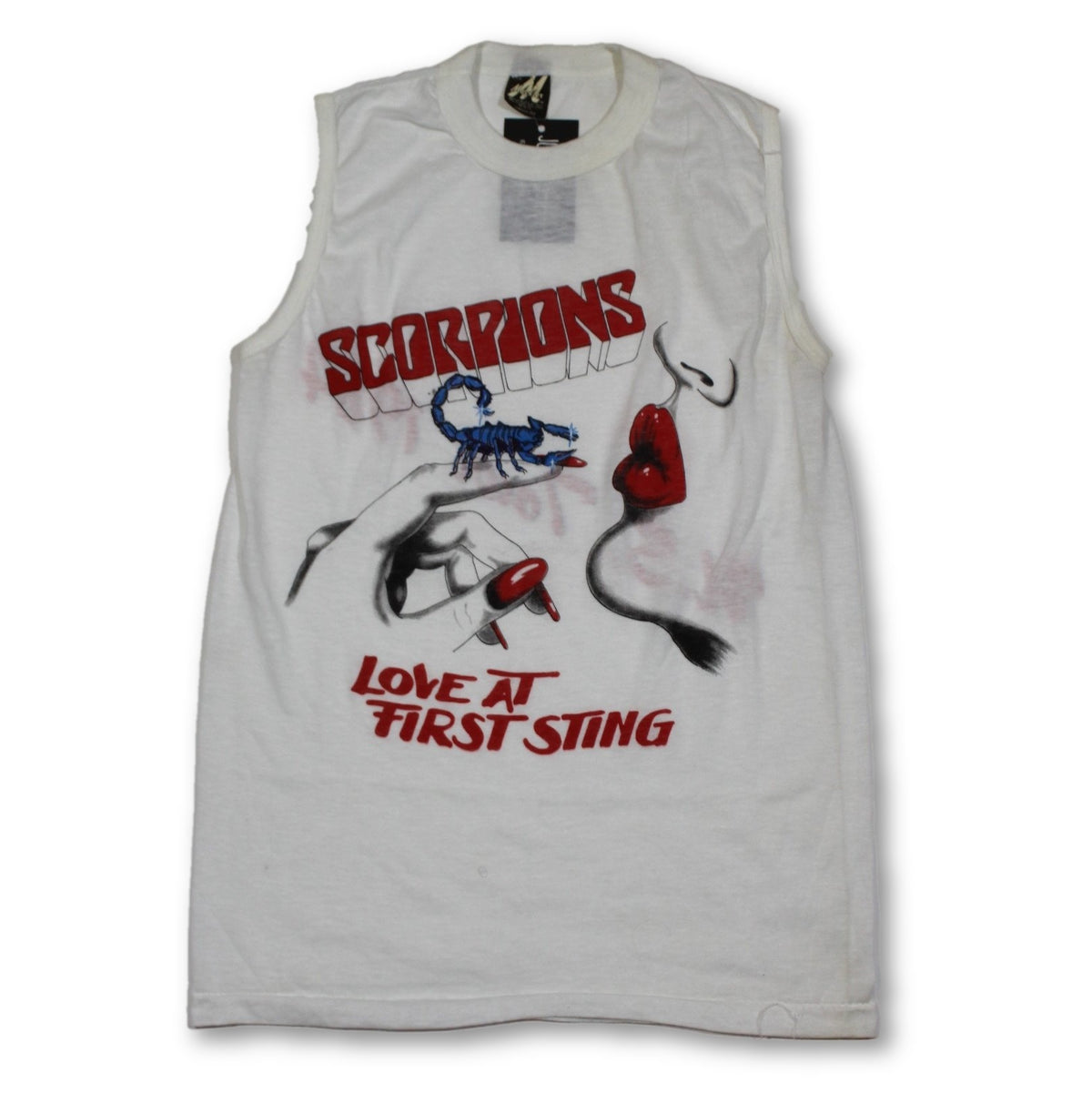 Vintage Scorpions &quot;Love at First Sting&quot; Sleeveless T-Shirt - jointcustodydc