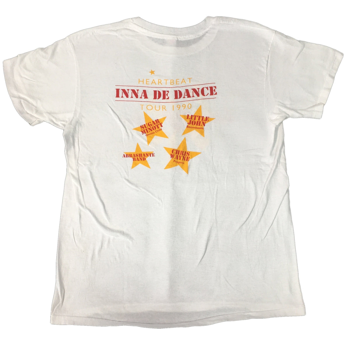 Vintage HeartBeat Records &quot;Inna De Dance&quot; Tour T-Shirt - jointcustodydc