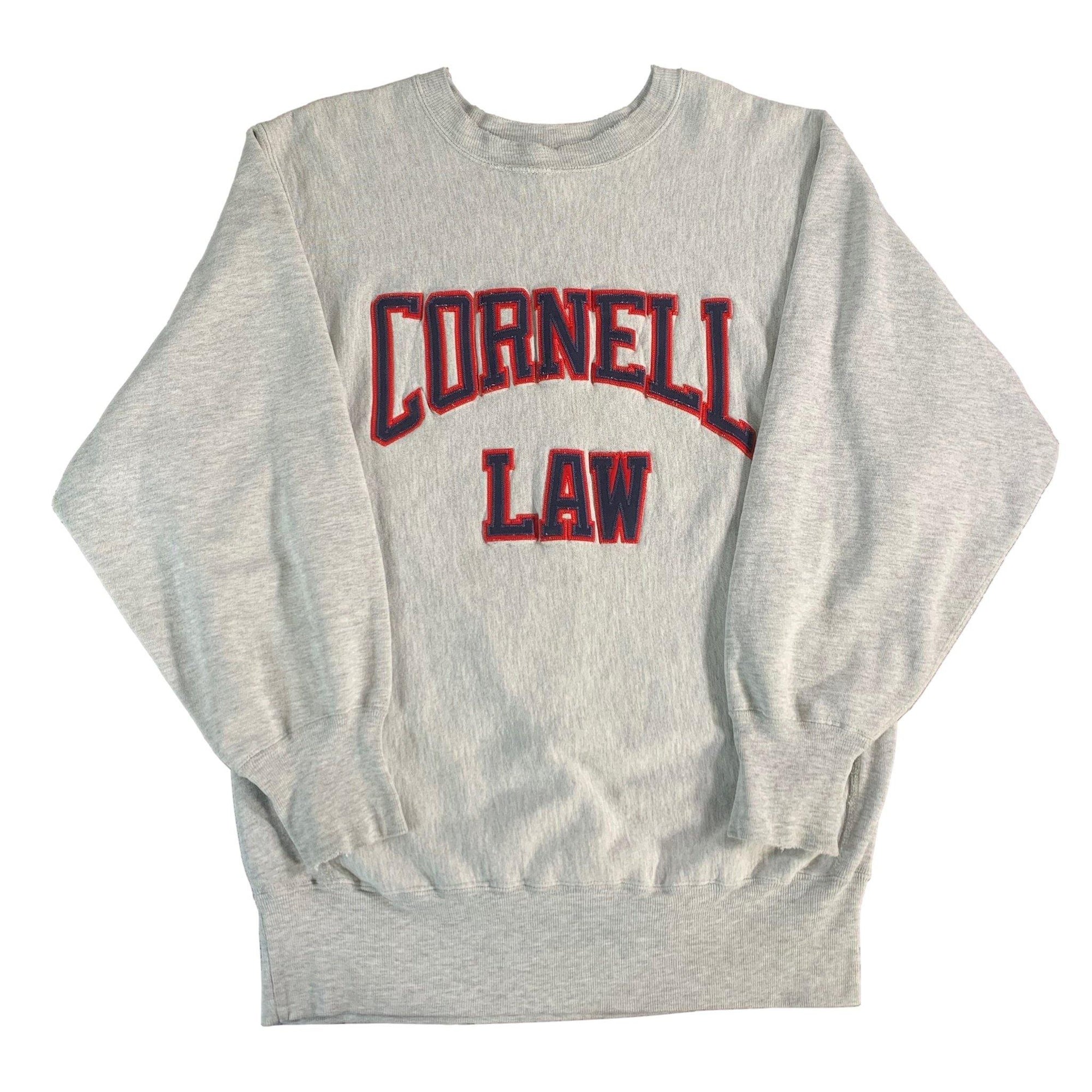 Vintage Champion Reverse Weave "Cornell Law" Crewneck Sweatshirt - jointcustodydc