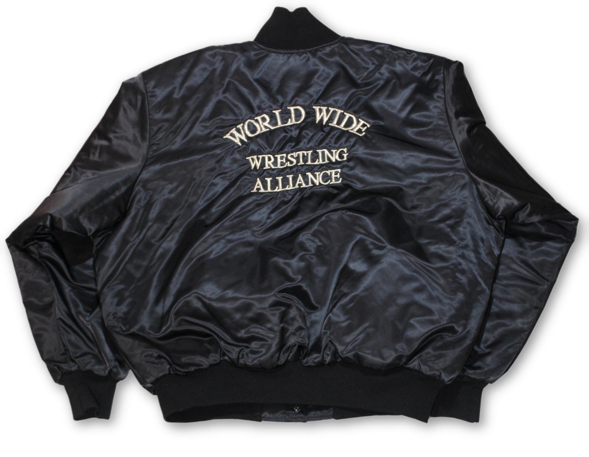 Vintage World Wide Wrestling Alliance &quot;Varsity&quot; Jacket - jointcustodydc
