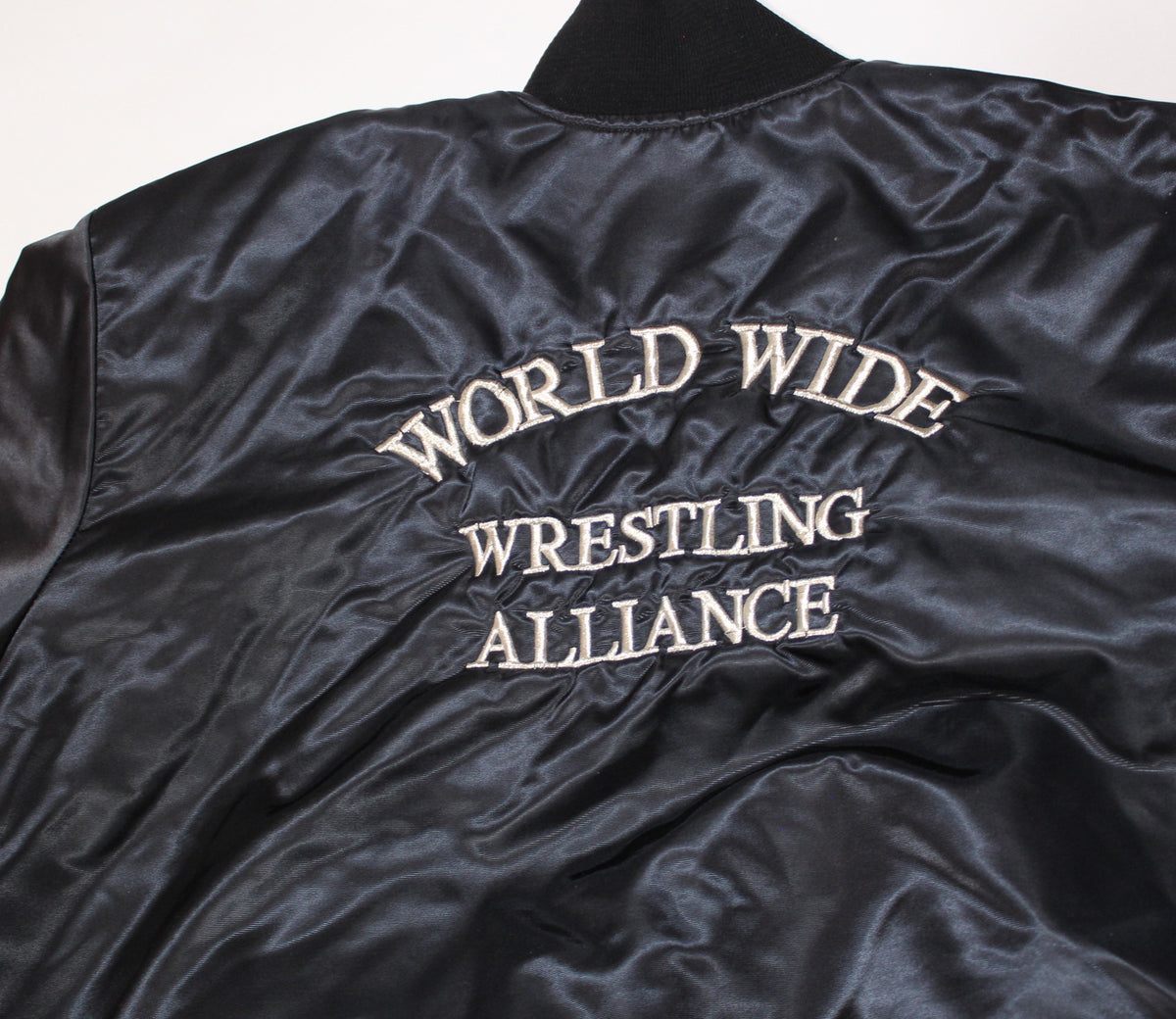 Vintage World Wide Wrestling Alliance &quot;Varsity&quot; Jacket - jointcustodydc