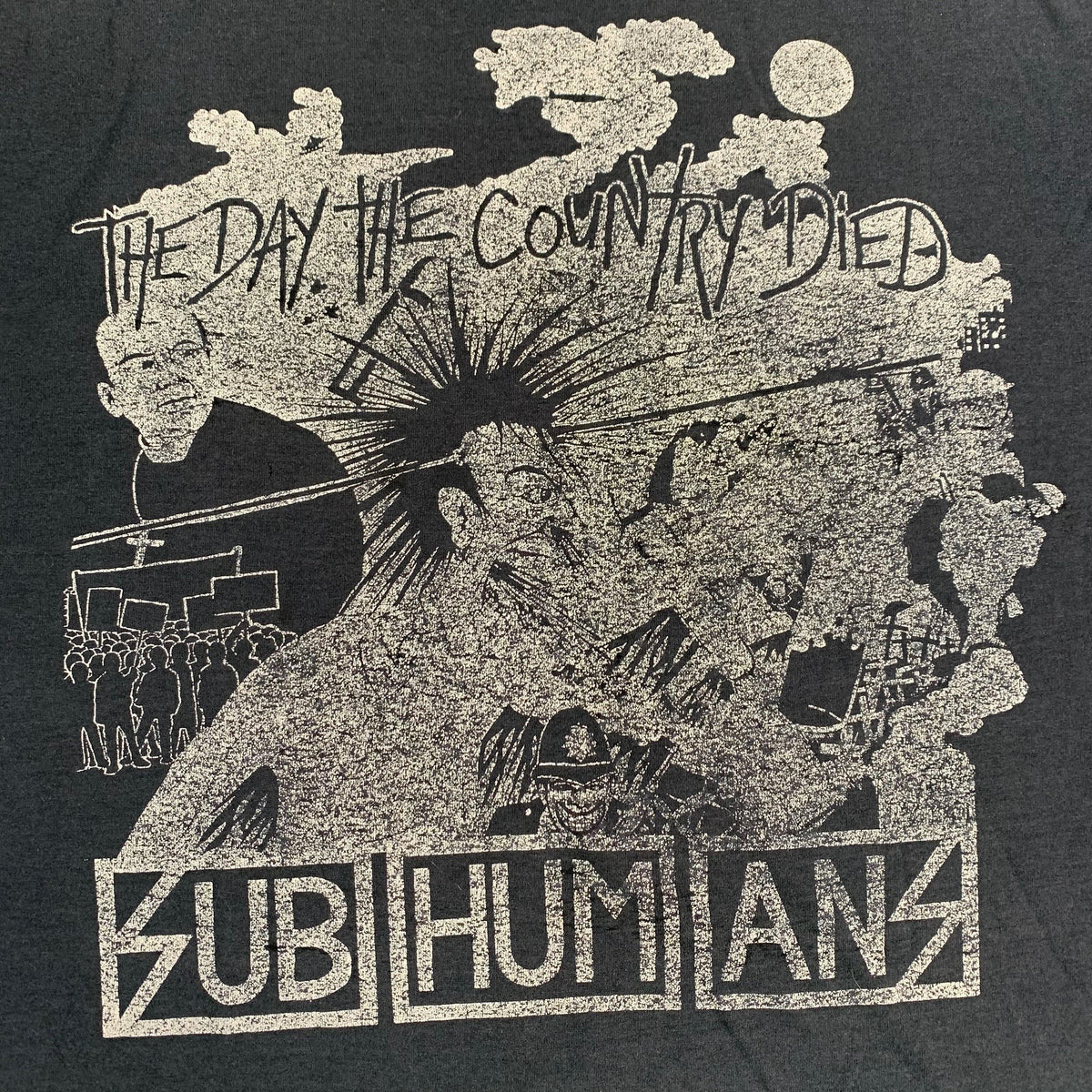 Vintage Subhumans &quot;The Day The Country Died&quot; T-Shirt - jointcustodydc
