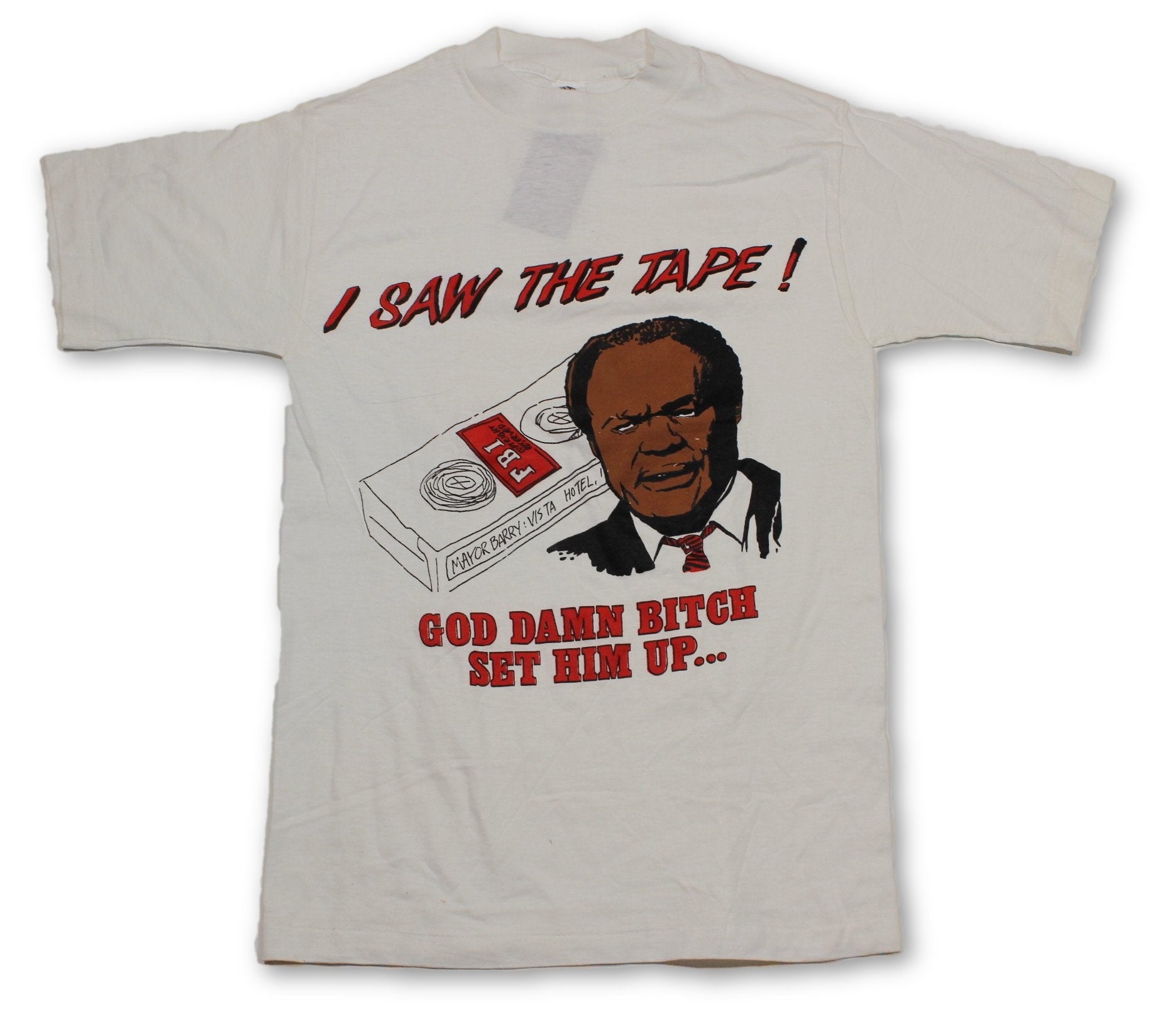 Vintage Marion Barry "I Saw the Tape!" T-Shirt - jointcustodydc