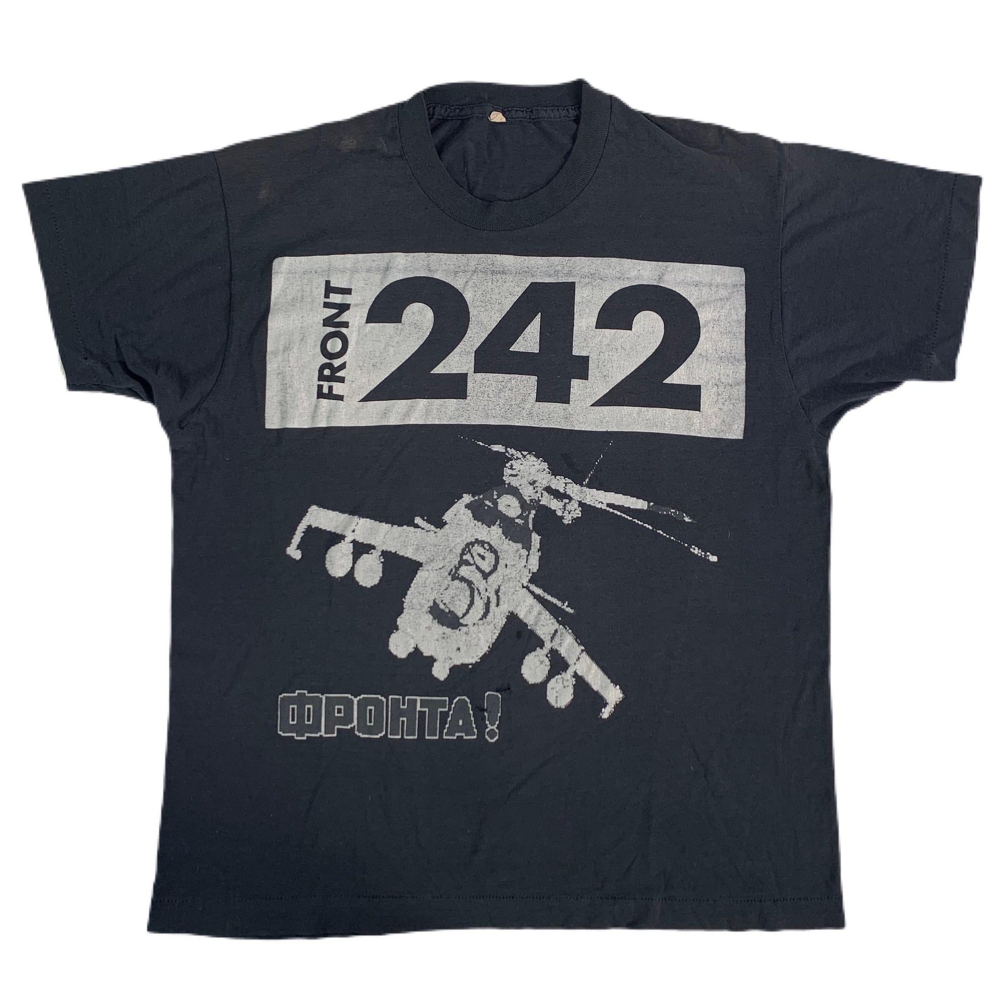 Vintage Front 242 "Helicopter" T-Shirt - jointcustodydc