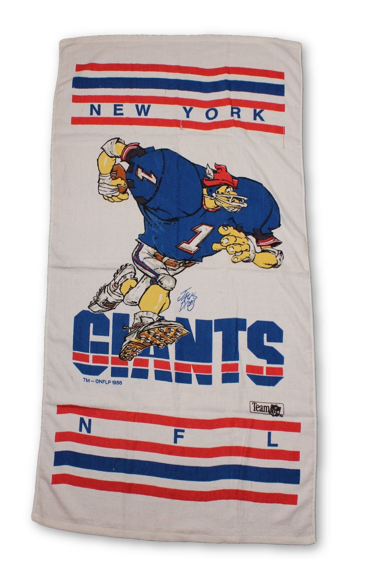 Vintage New York Giants &quot;1988&quot; Towel - jointcustodydc
