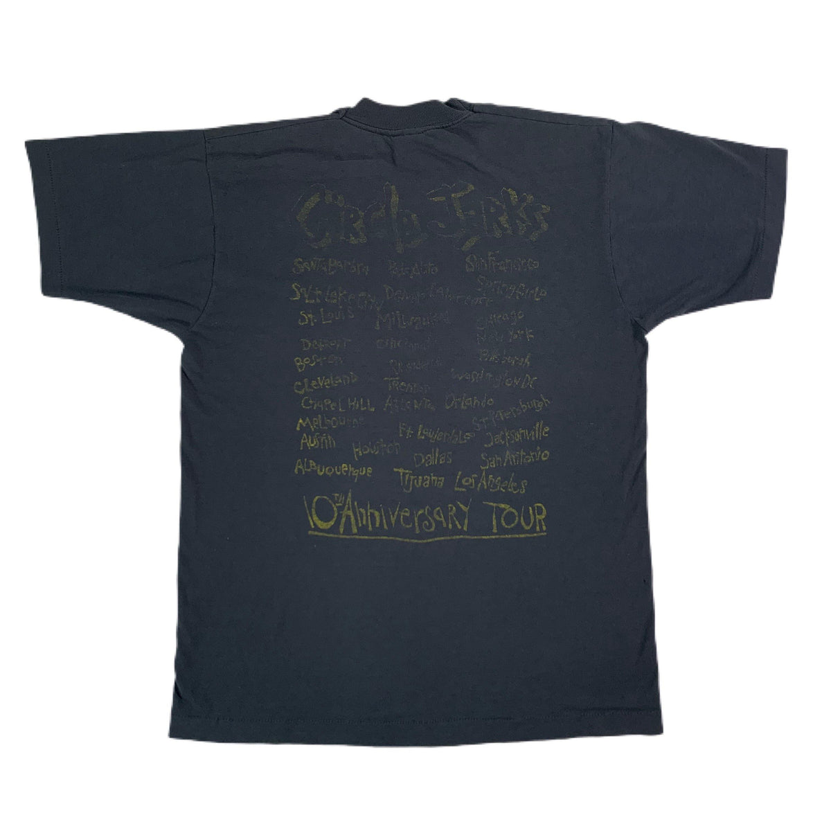 Vintage Circle Jerks &quot;10th Anniversary&quot; T-Shirt - jointcustodydc