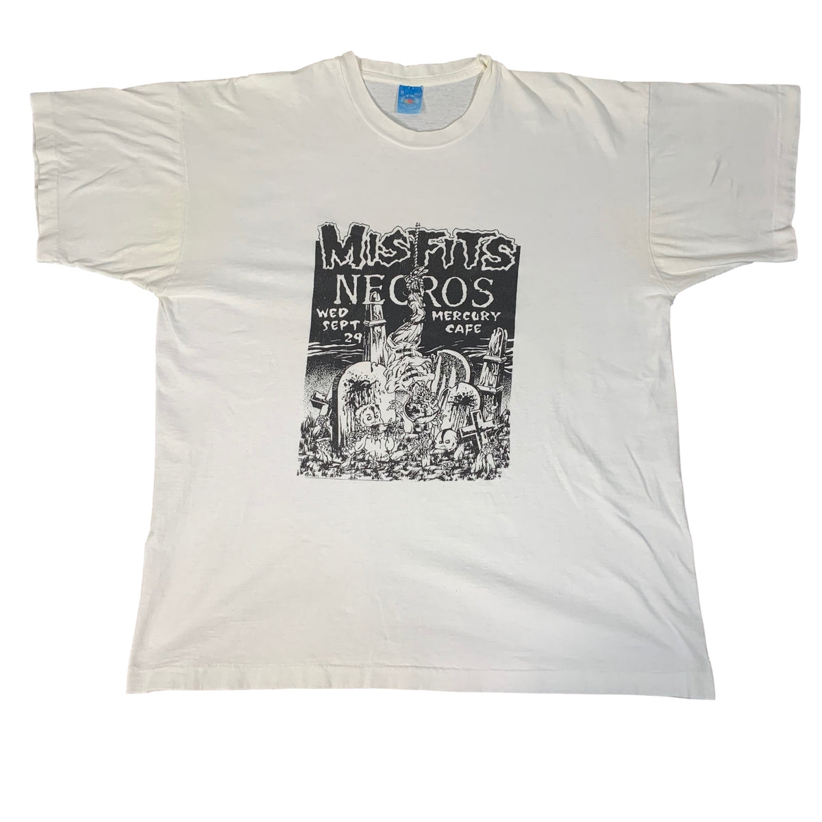 Vintage Misfits Necros &quot;Mercury Cafe&quot; T-Shirt - jointcustodydc