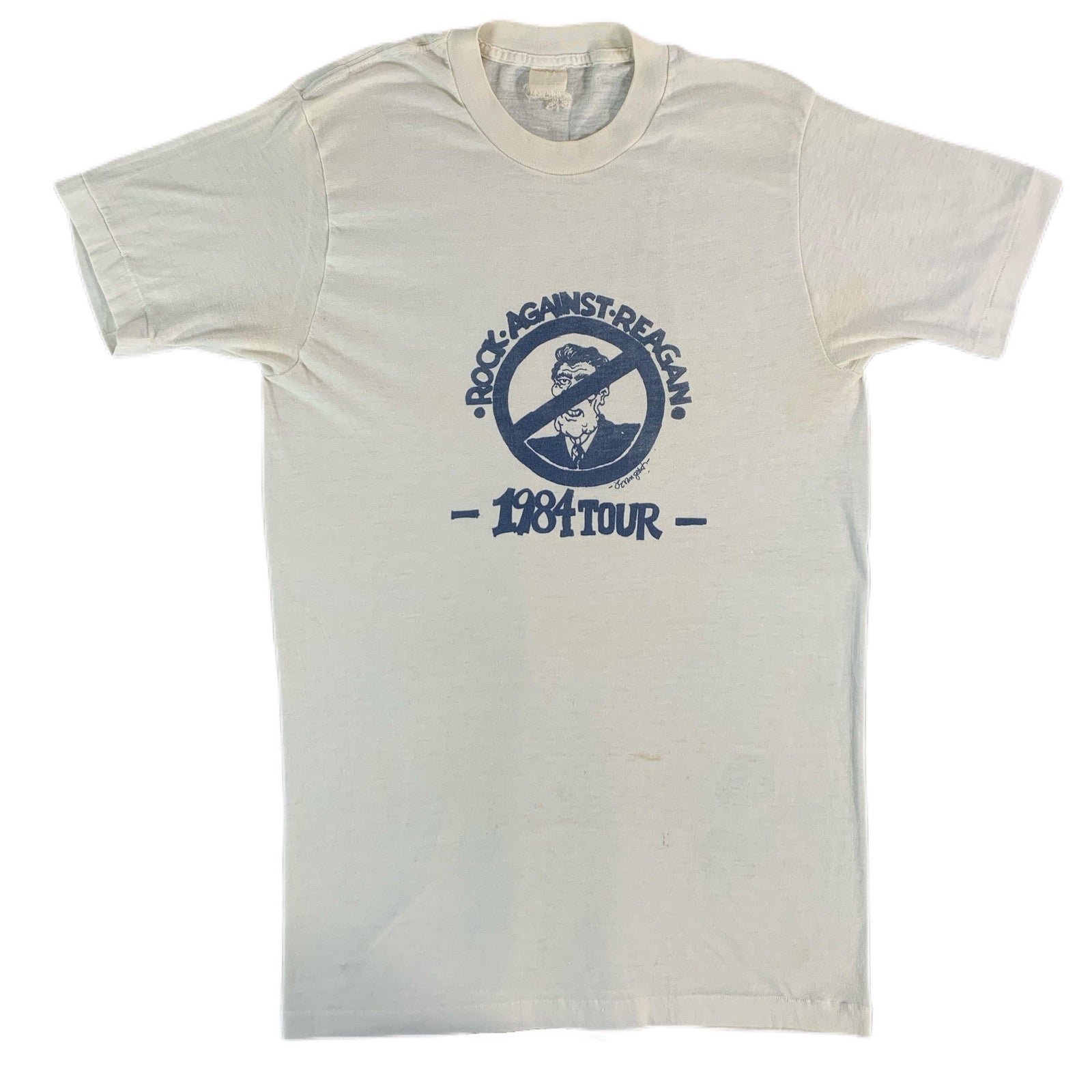 Vintage Rock Against Reagan "Dead Kennedys MDC The Dicks" Tour T-Shirt - jointcustodydc