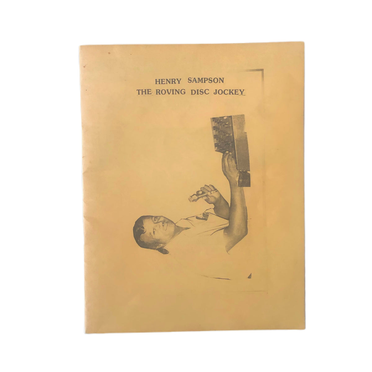Vintage Henry Sampson &quot;The Roving Disc Jockey&quot; Fanzine