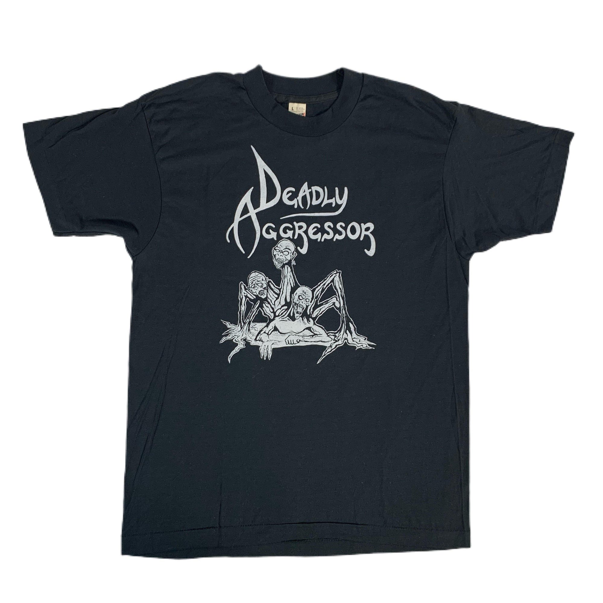 Vintage Deadly Aggressor "Violent Death" T-Shirt - jointcustodydc