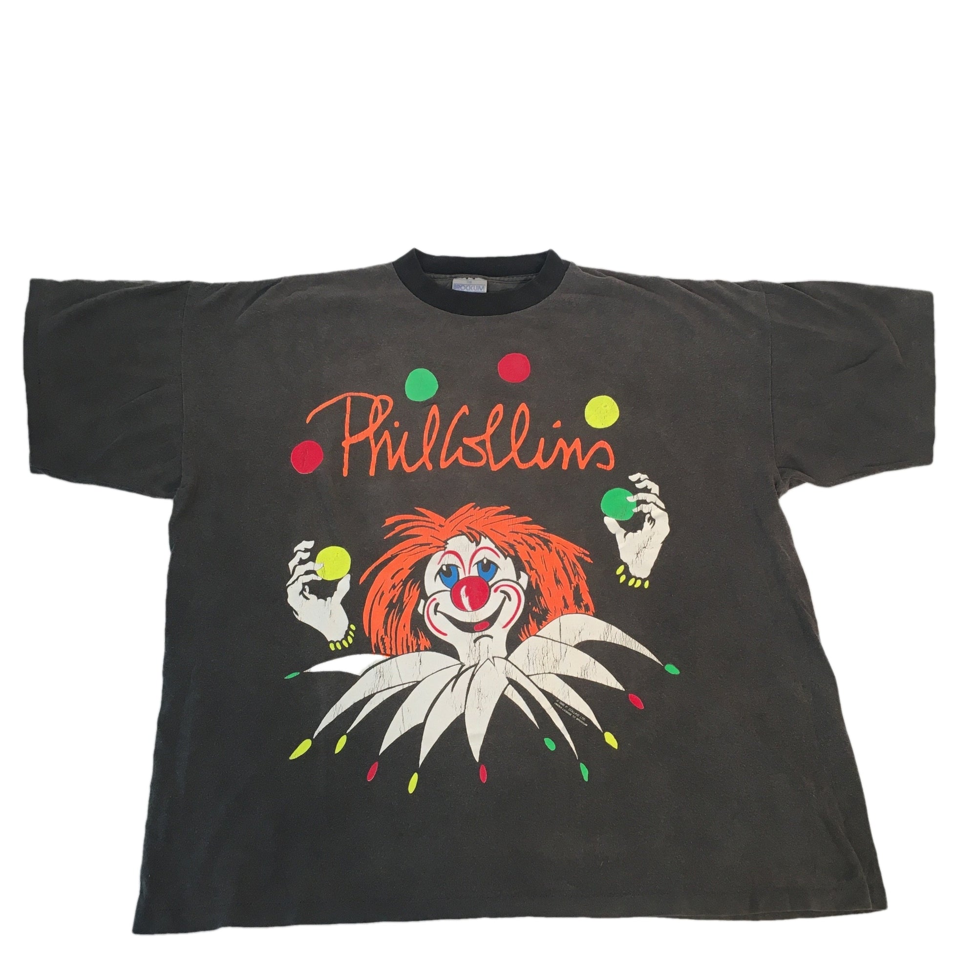 Vintage Phil Collins "...But Seriously" Clown Tour T-Shirt - jointcustodydc