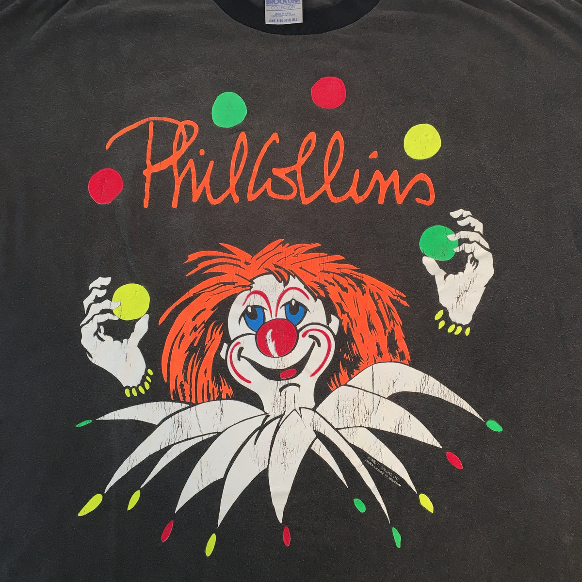 Vintage Phil Collins &quot;...But Seriously&quot; Clown Tour T-Shirt - jointcustodydc